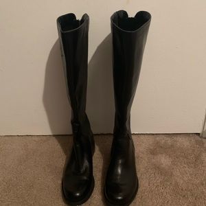 Nine West Leather Riding Boots